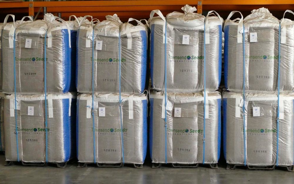 Palletised bulk goods